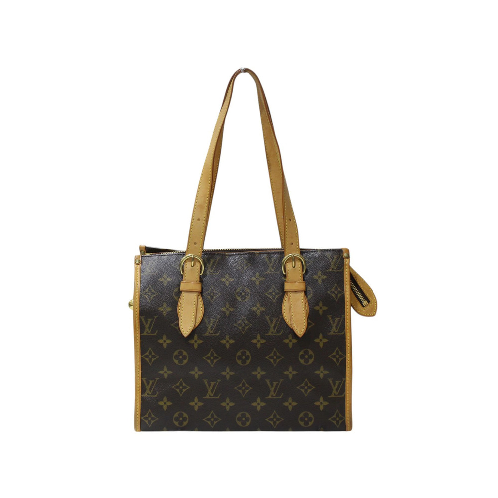 LOUIS VUITTON Popincourt Monogram Canvas Handbag Tote Bag Square